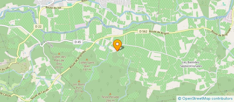 localisation de l'entreprise FABIEN TERRAS ET CORALIE FOGLINO  COTIGNAC