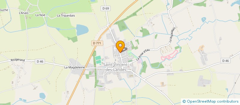 localisation de l'entreprise FABIEN TRAVAUX SERVICES MAINTENANCE-FTSM  SAINT-VINCENT-DES-LANDES