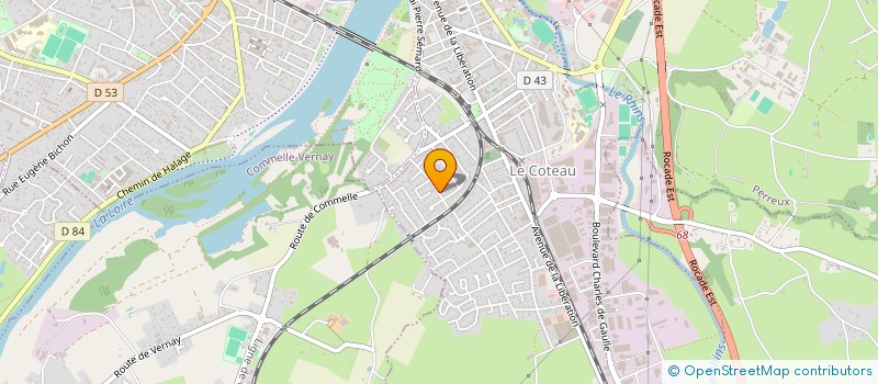 localisation de l'entreprise FABIEN ZAGHINI EDITORIAL & DIGITAL  LE COTEAU