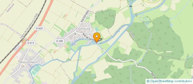 localisation de l'entreprise FABIENNE  OSTHOUSE