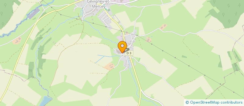 localisation de l'entreprise FABIENNE  GEVIGNEY-ET-MERCEY