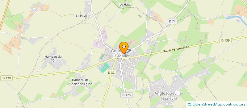 localisation de l'entreprise FABIENNE  GONNEVILLE-LA-MALLET