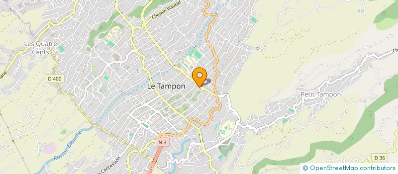 localisation de l'entreprise FABIENNE COIFFURE à LE TAMPON