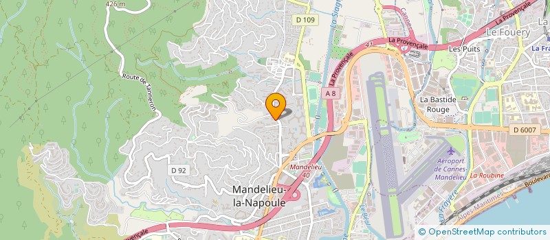 localisation de l'entreprise FABIENNE FERRER  MANDELIEU-LA-NAPOULE