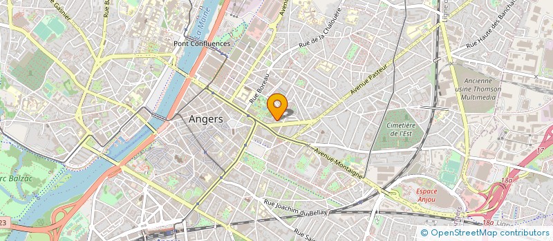 localisation de l'entreprise FABIENNE HERVE CONSEIL à ANGERS