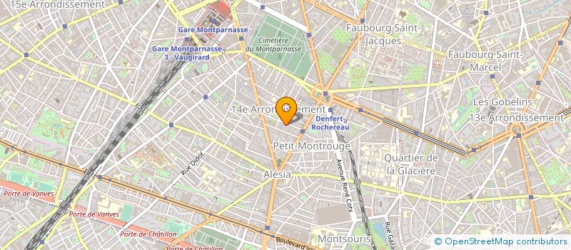 localisation de l'entreprise FABIENNE SARL  PARIS