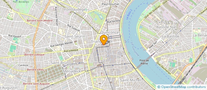 localisation de l'entreprise FABIENNE SURLANNE FORMATION  BORDEAUX