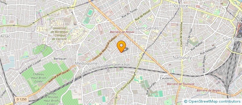 localisation de l'entreprise FABIENROUSSEL.IM  TALENCE