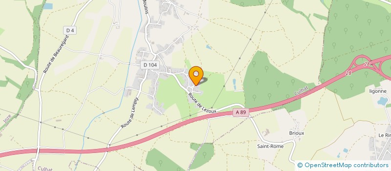 localisation de l'entreprise FABIL  CULHAT