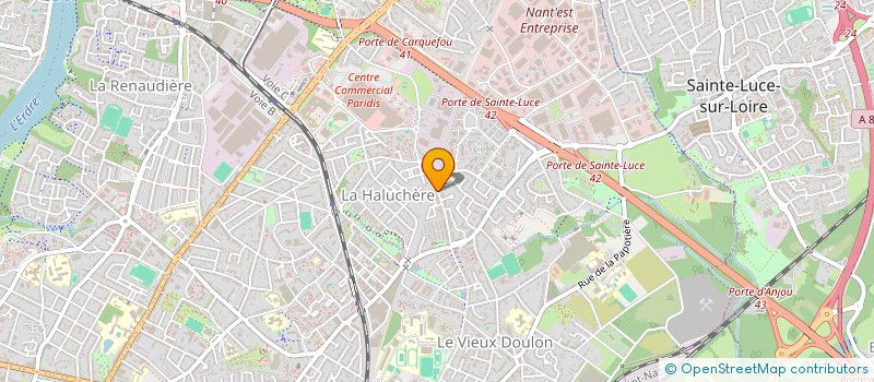 localisation de l'entreprise FABILENNE à NANTES
