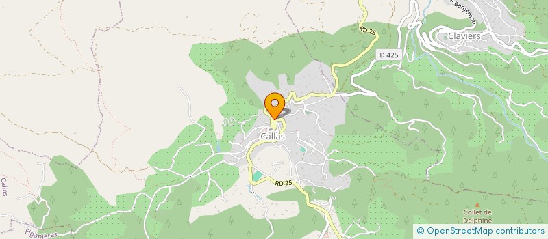 localisation de l'entreprise FABIMEL  CALLAS