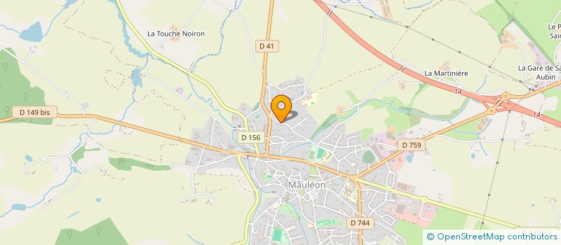 localisation de l'entreprise FABIMMO  MAULEON