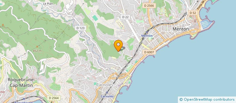 localisation de l'entreprise FABIMMO06 à MENTON