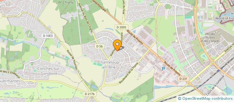 localisation de l'entreprise FABIN CONSULTING à CHANTELOUP-EN-BRIE