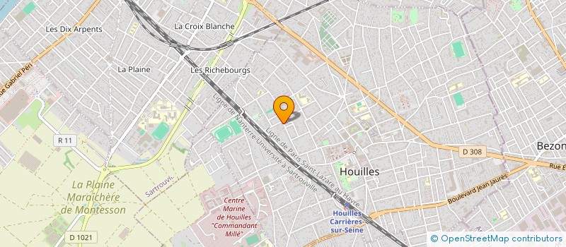 localisation de l'entreprise FABIO 2000  HOUILLES