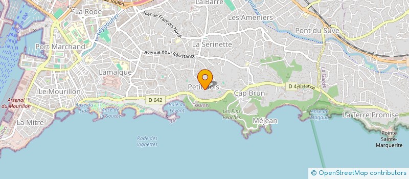 localisation de l'entreprise FABIO  TOULON