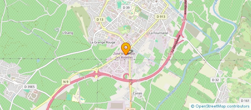 localisation de l'entreprise FABIO  PEZENAS