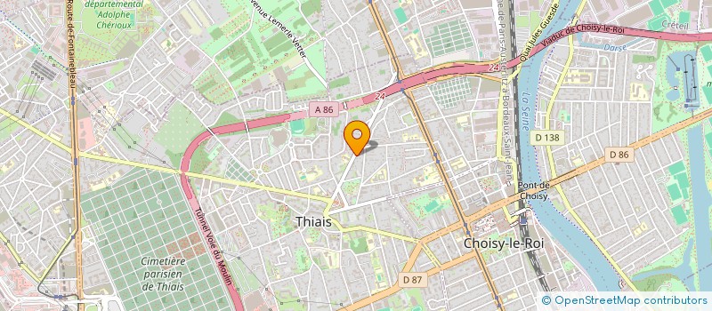 localisation de l'entreprise FABIO CORPORON IMMOBILIER  THIAIS