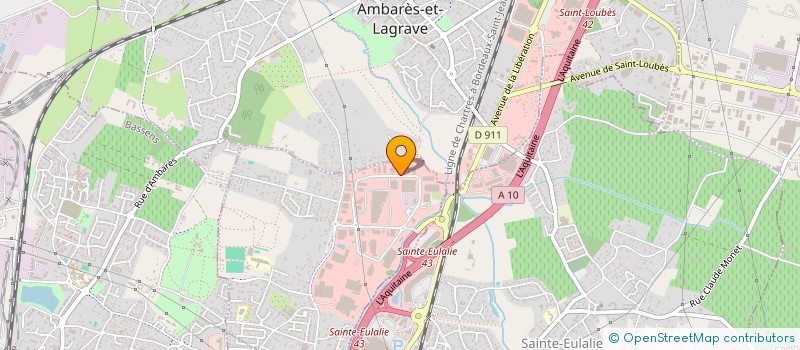 localisation de l'entreprise FABIO DEL GIUDICE  EBENISTE  CARBON-BLANC