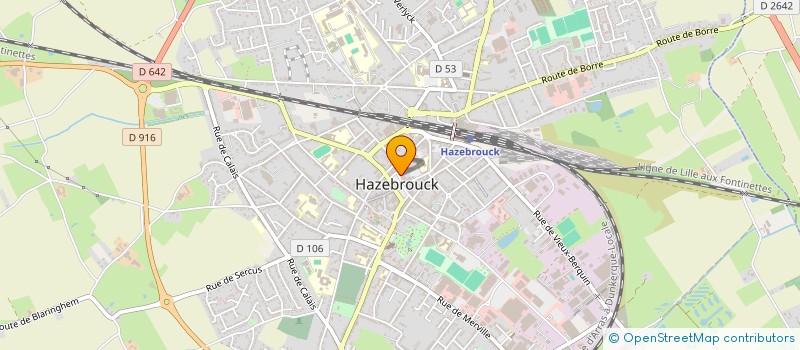 localisation de l'entreprise FABIOLA  HAZEBROUCK