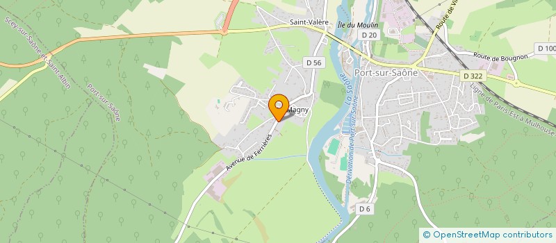 localisation de l'entreprise FABIOLA  PORT-SUR-SAONE