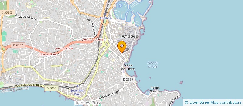 localisation de l'entreprise FABIOLA CTIM à ANTIBES