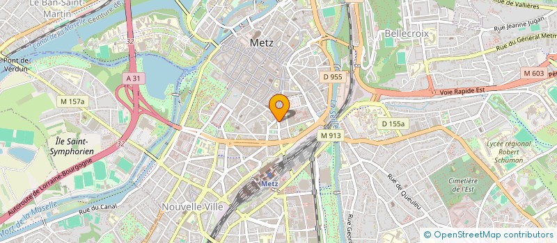 localisation de l'entreprise FABIOR  METZ