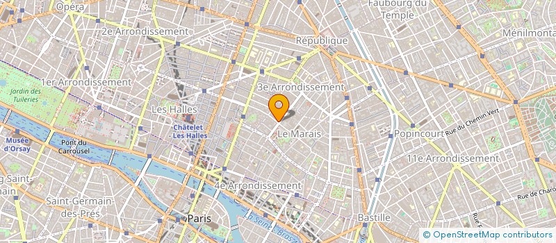 localisation de l'entreprise FABIORA SA à PARIS