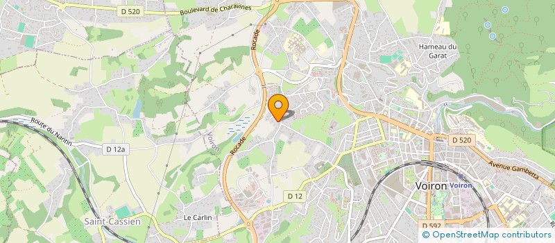 localisation de l'entreprise FABISAVENTURE  VOIRON