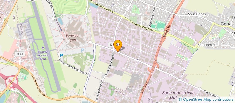 localisation de l'entreprise FABJEAN  CHASSIEU