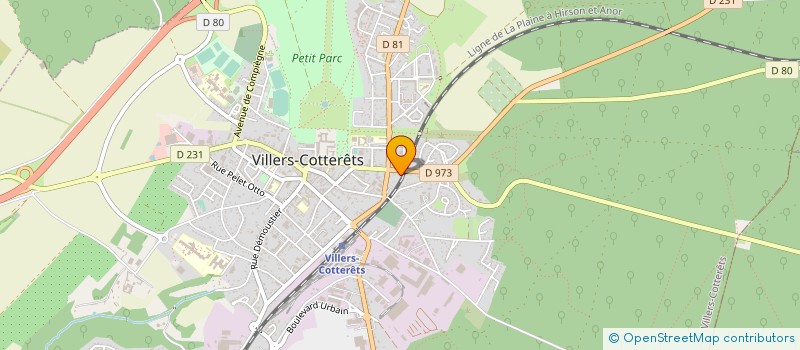 localisation de l'entreprise FABKITYANA à VILLERS-COTTERETS