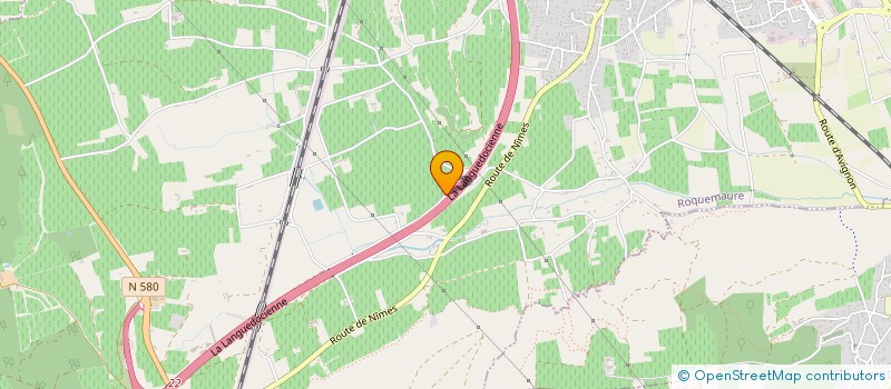 localisation de l'entreprise FABL  ROQUEMAURE