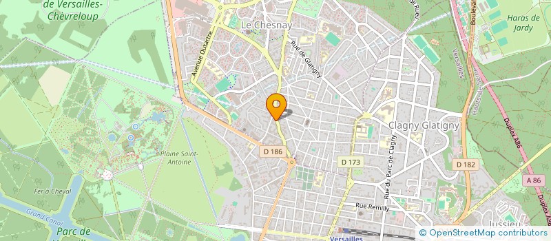 localisation de l'entreprise FABL  LE CHESNAY-ROCQUENCOURT