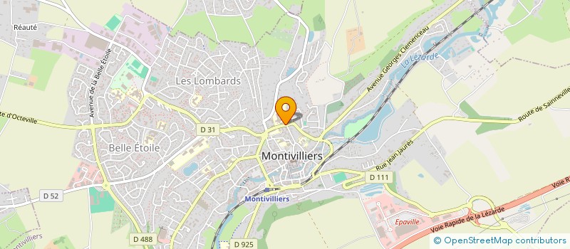 localisation de l'entreprise FABLAB DE MONTIVILLIERS à MONTIVILLIERS