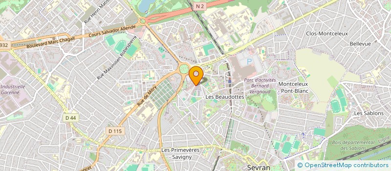 localisation de l'entreprise FABLAB SEVRAN à SEVRAN