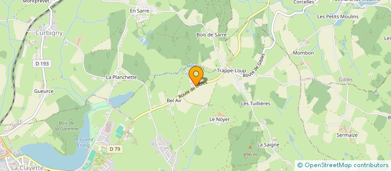 localisation de l'entreprise FABLACY 20 à VARENNES-SOUS-DUN