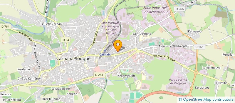 localisation de l'entreprise FABLAN  PLOURAY