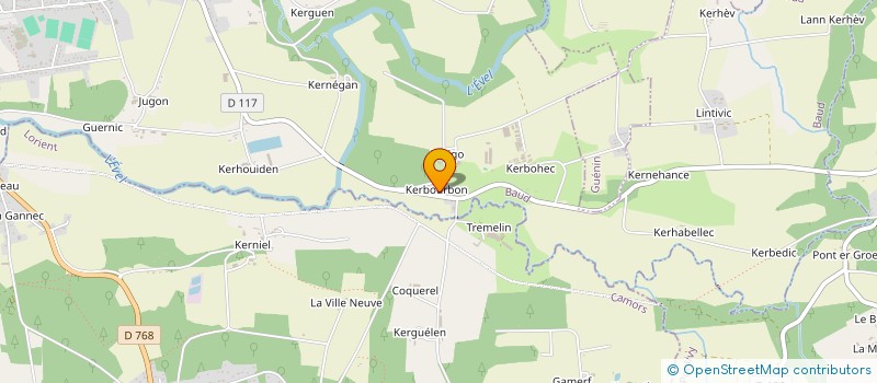 localisation de l'entreprise FABLAURE  BAUD