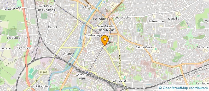 localisation de l'entreprise FABLE NOIRE  LE MANS