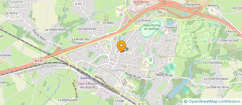 localisation de l'entreprise FABLONAT  SAVENAY