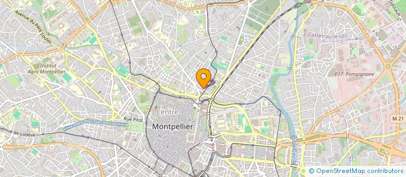 localisation de l'entreprise FABMAB COMMUNICATION à MONTPELLIER