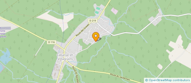 localisation de l'entreprise FABMAG  CABANAC-ET-VILLAGRAINS