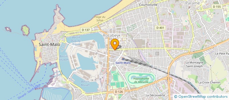 localisation de l'entreprise FABMALO - ATELIER DE LA FLIBUSTE à SAINT-MALO