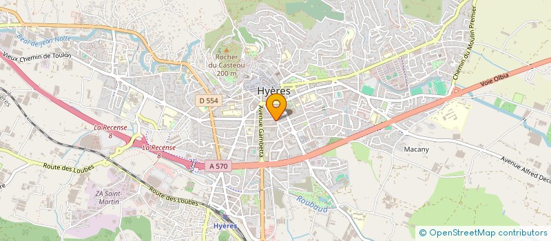 localisation de l'entreprise FABNOAH à HYERES