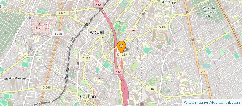 localisation de l'entreprise FABO  ARCUEIL