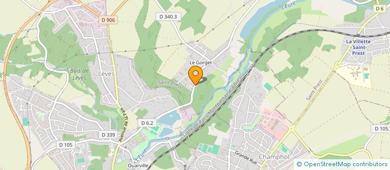 localisation de l'entreprise FABOLI à SAINT-PREST