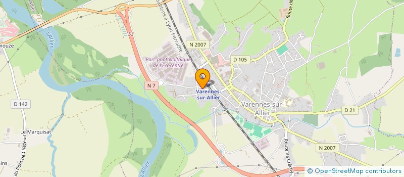 localisation de l'entreprise FABONY  VARENNES-SUR-ALLIER