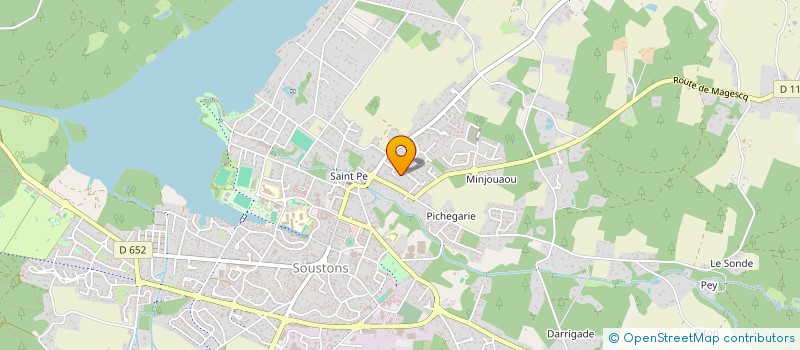 localisation de l'entreprise FABOO à SOUSTONS