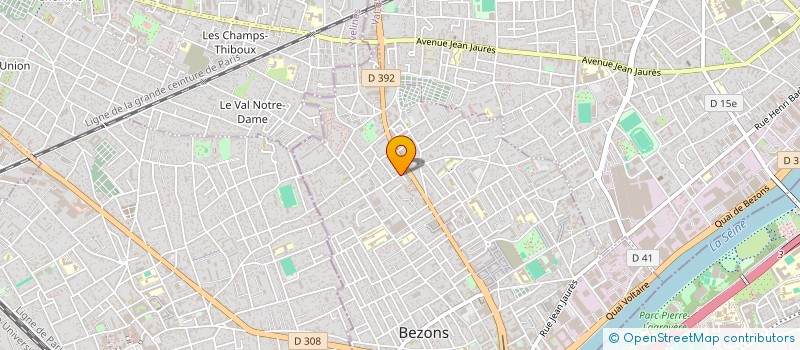 localisation de l'entreprise FABOR  BEZONS