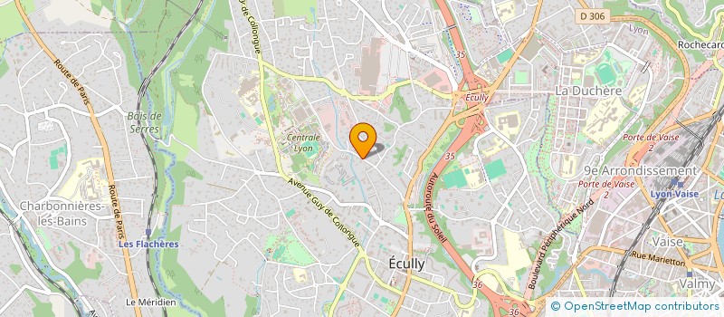 localisation de l'entreprise FABORELE FINANCES  ECULLY